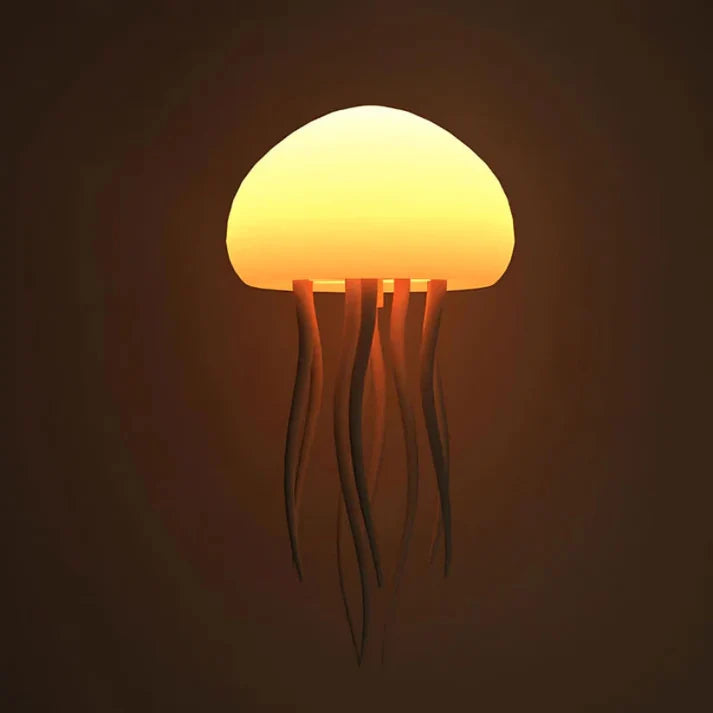 Jellyfish Lamp with Rotating Tentacles